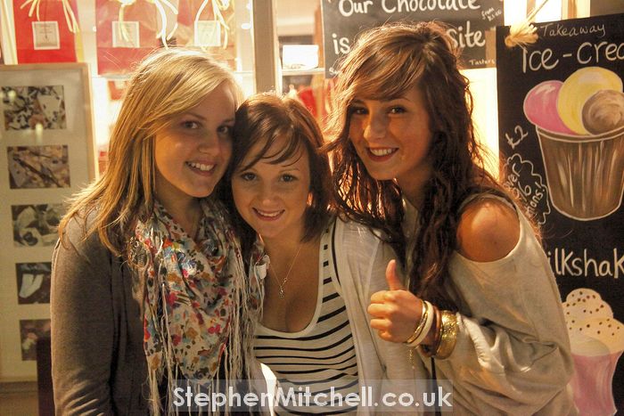 Local Lassies give a big 'thumbs-up' to Monmouth Festival