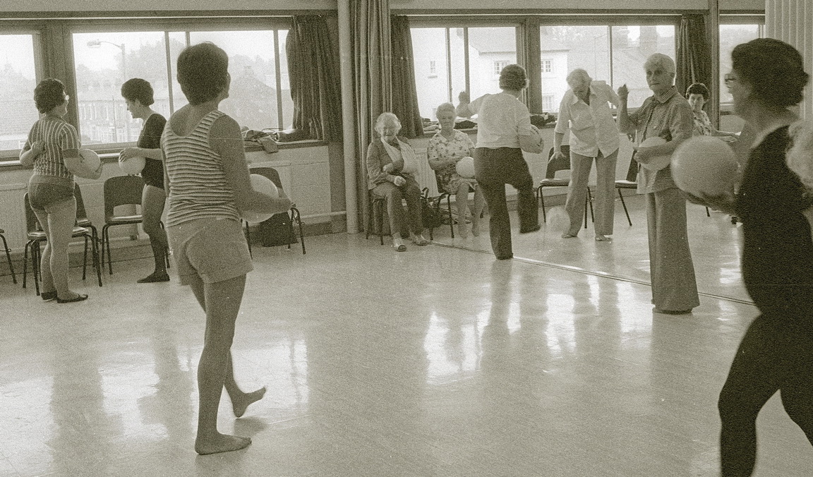 Fitness classes for the elderly